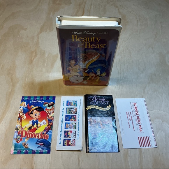 Disney Beauty and the Beast VHS with Vibrant Cover - Picture 11 of 13